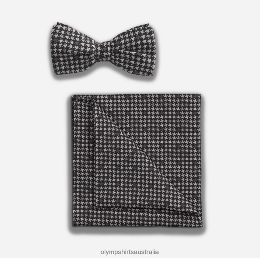 Accessories AU OLYMP Bow Tie / Pocket Square Set Black T8882J2653