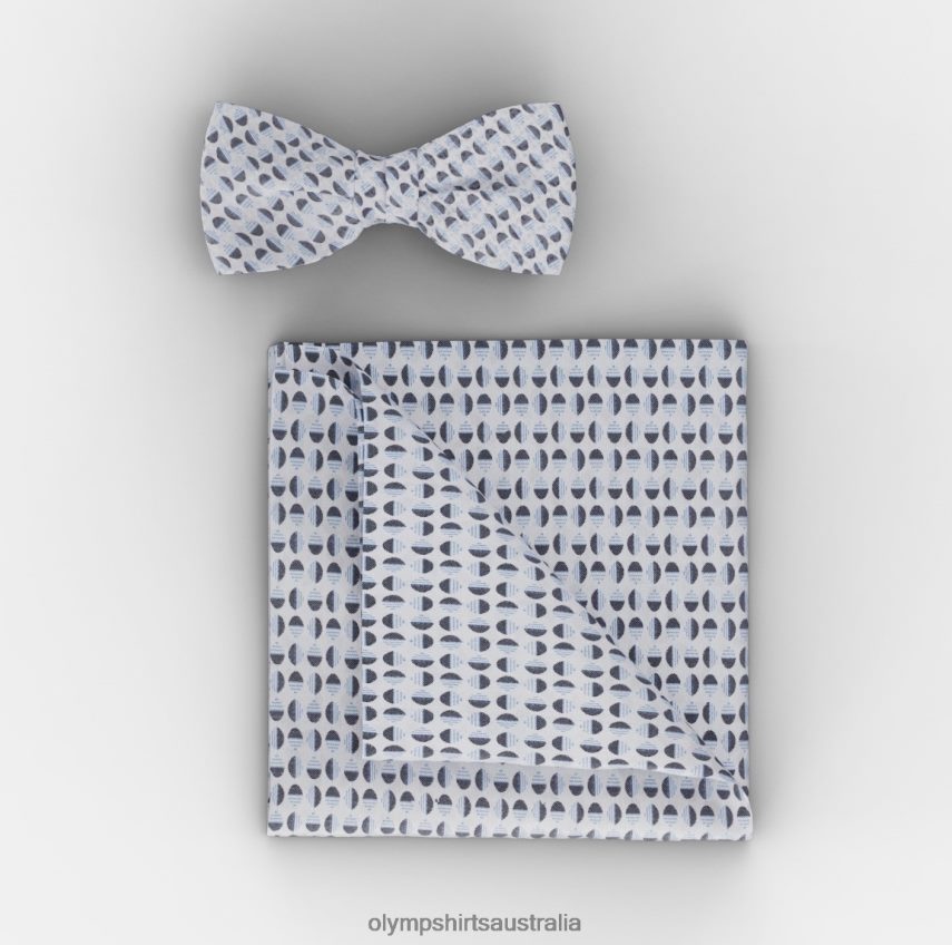 Accessories AU OLYMP Bow Tie / Pocket Square Set Bleu T8882J2658