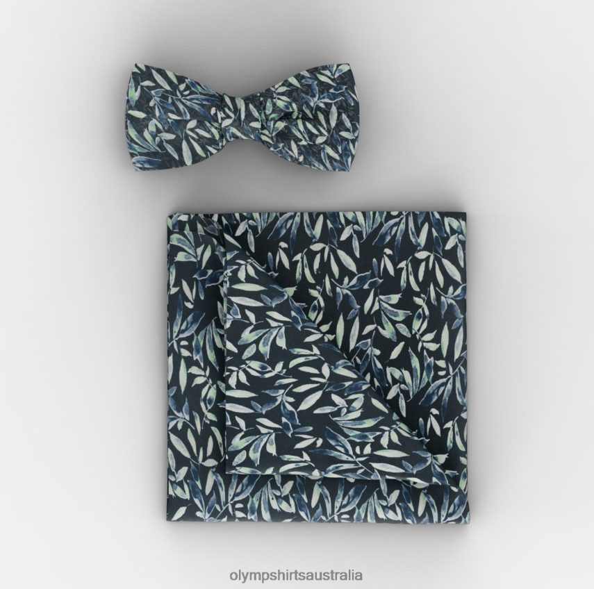 Accessories AU OLYMP Bow Tie / Pocket Square Set Marine T8882J2636