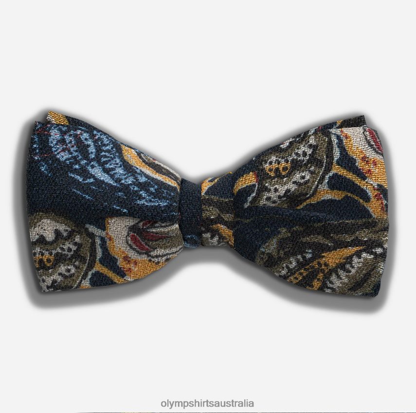 Accessories AU OLYMP Bow Tie / Pocket Square Set Marine T8882J2648