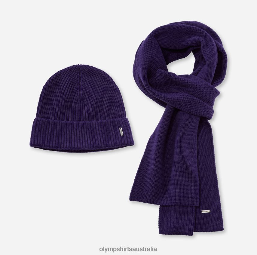 Accessories AU OLYMP Cap/Scarf Set Viola T8882J2665