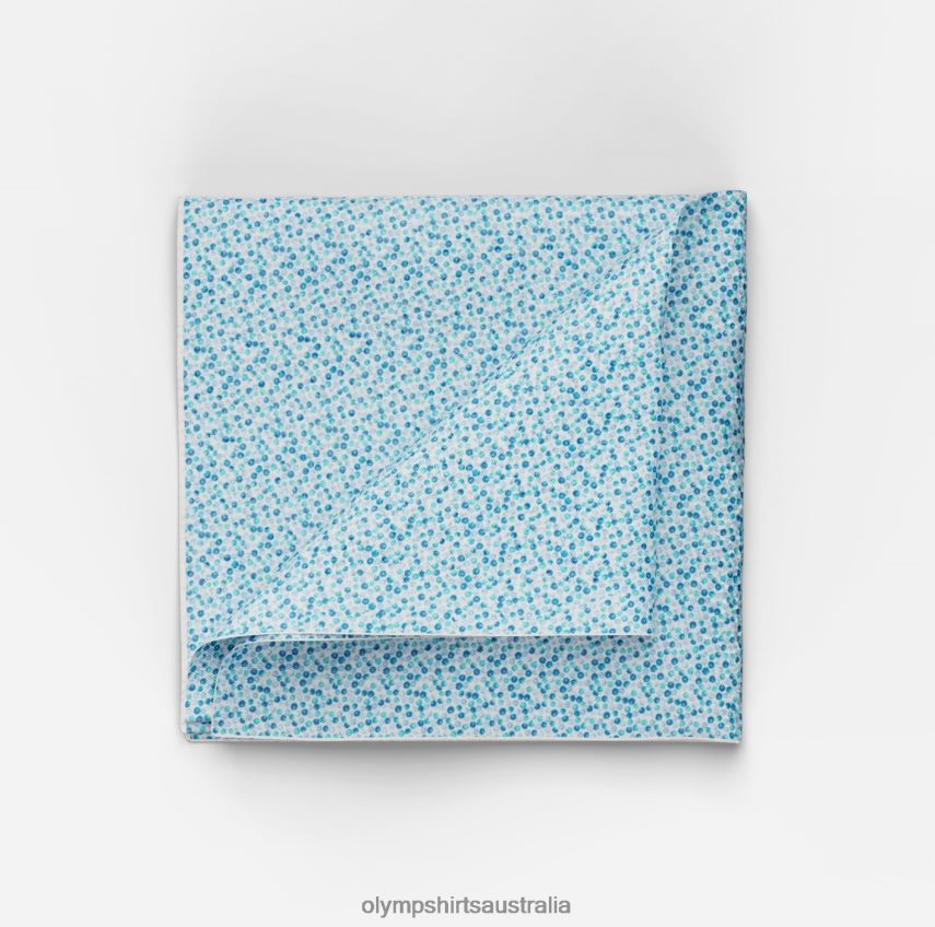 Accessories AU OLYMP Pocket Square 30X30Cm, Aqua T8882J2541
