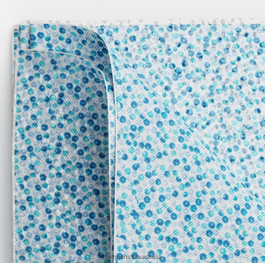 Accessories AU OLYMP Pocket Square 30X30Cm, Aqua T8882J2541