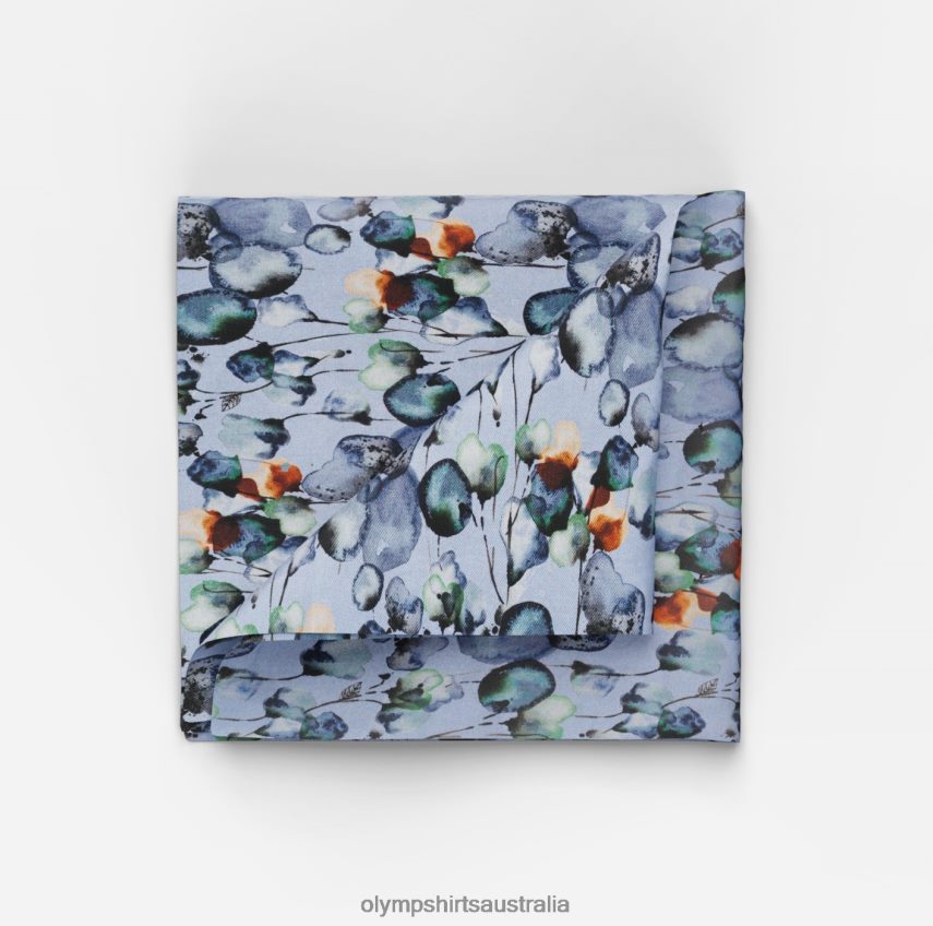 Accessories AU OLYMP Pocket Square 30X30Cm, Aqua T8882J2575