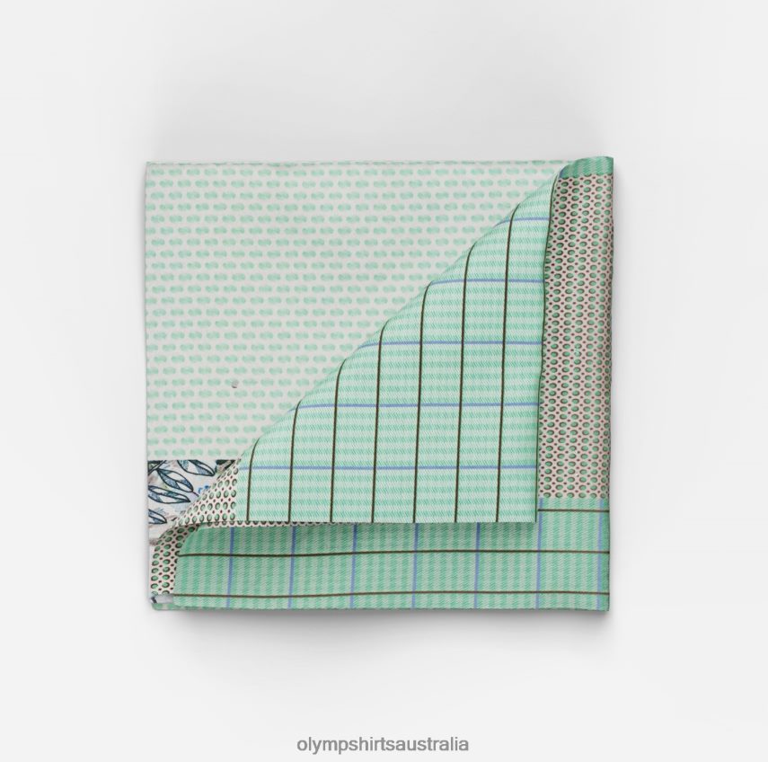 Accessories AU OLYMP Pocket Square 30X30Cm, Lime Green T8882J2563