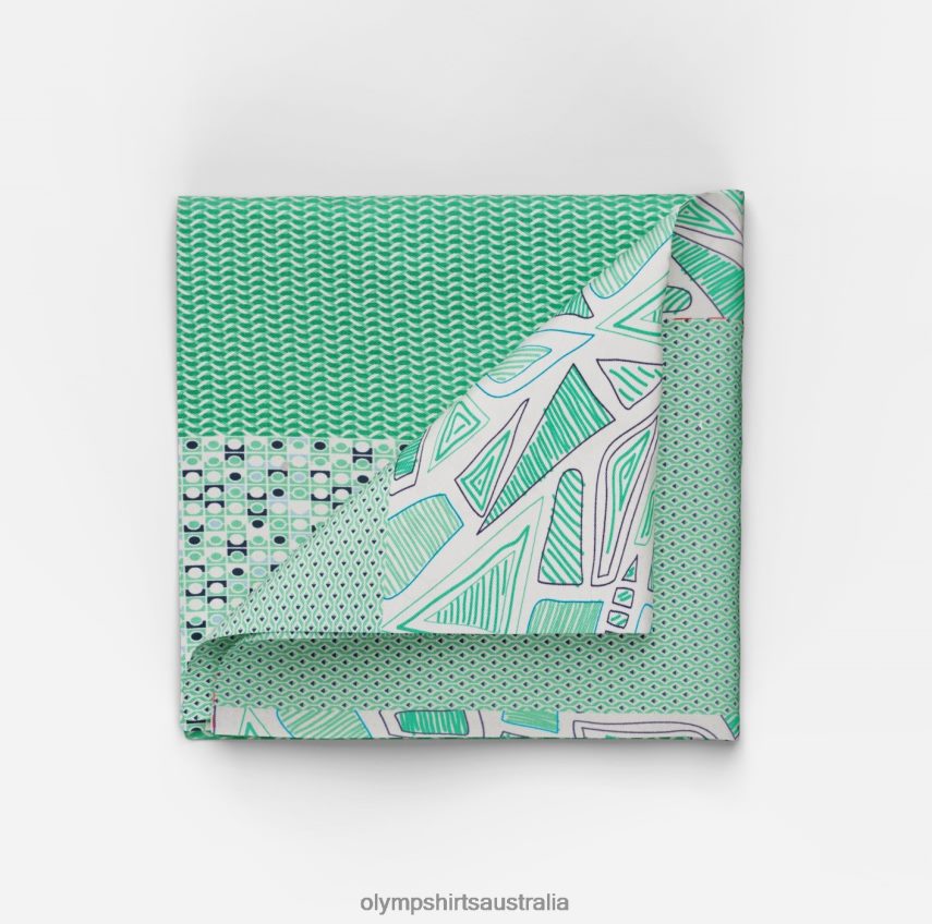 Accessories AU OLYMP Pocket Square 30X30Cm, Lime Green T8882J2596