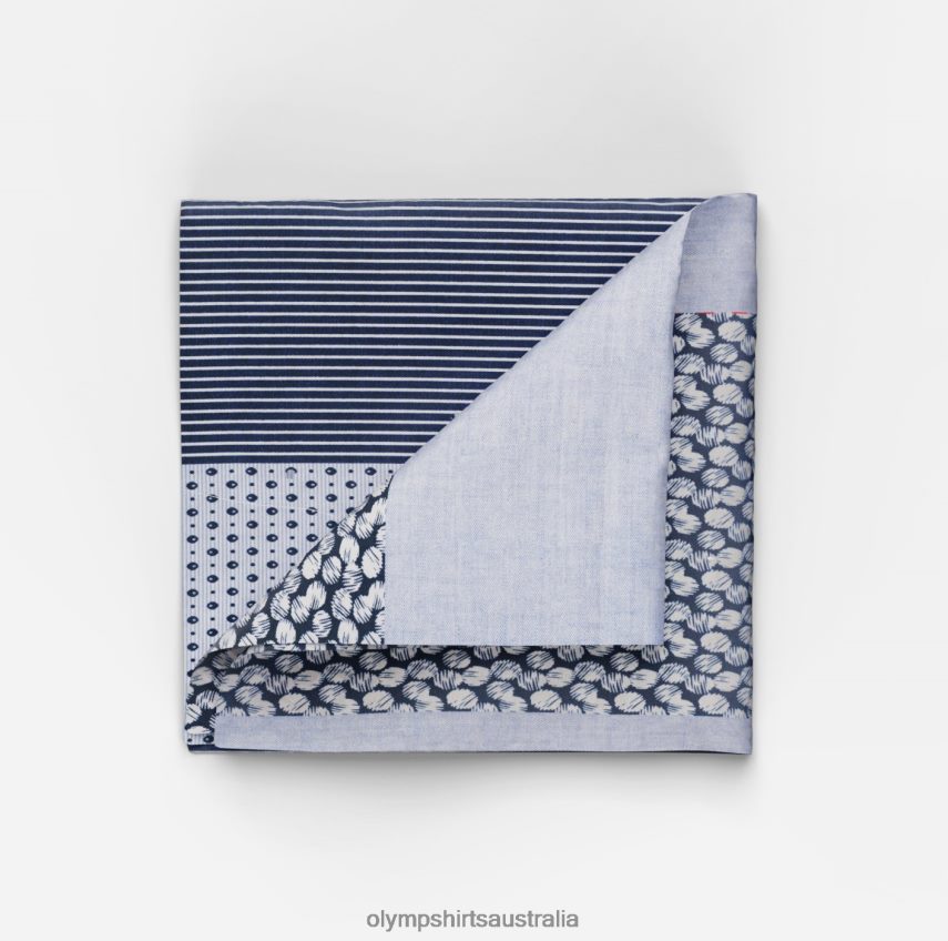 Accessories AU OLYMP Pocket Square 30X30Cm, Marine T8882J2560
