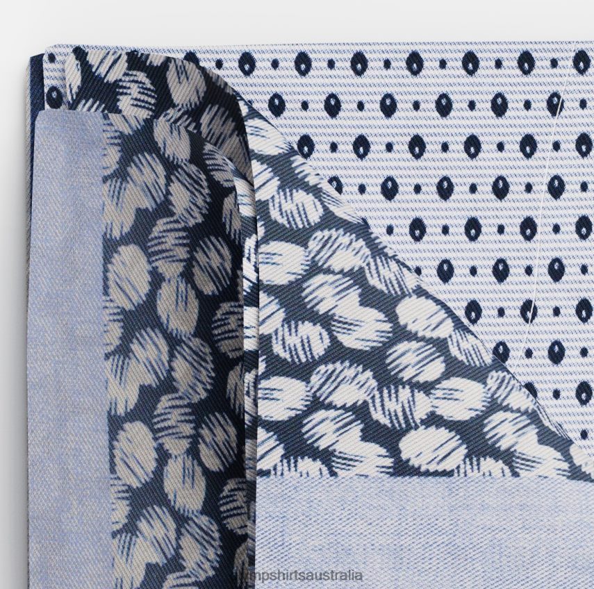 Accessories AU OLYMP Pocket Square 30X30Cm, Marine T8882J2560