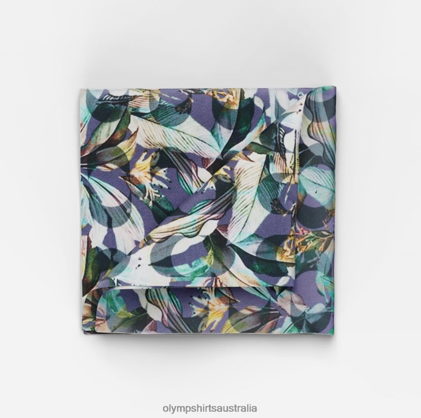 Accessories AU OLYMP Pocket Square 30X30Cm, Smoke Blue T8882J2556