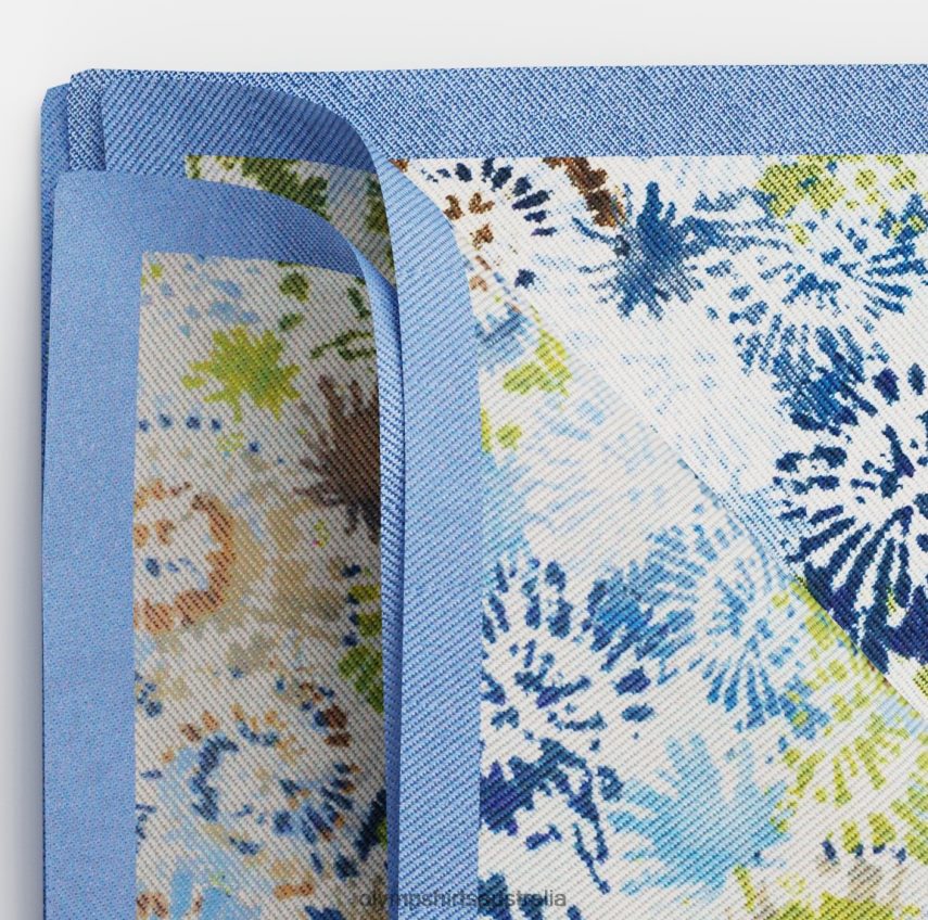 Accessories AU OLYMP Pocket Square 30X30 Cm, Bleu T8882J2574