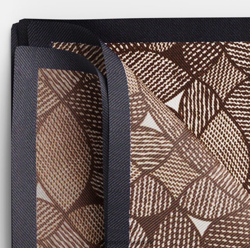 Accessories AU OLYMP Pocket Square 30X30 Cm, Brown T8882J2549
