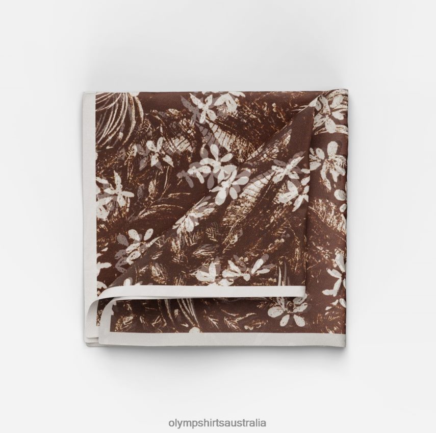Accessories AU OLYMP Pocket Square 30X30 Cm, Brown T8882J2572