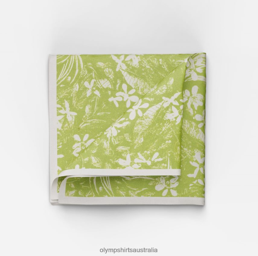 Accessories AU OLYMP Pocket Square 30X30 Cm, Green T8882J2599