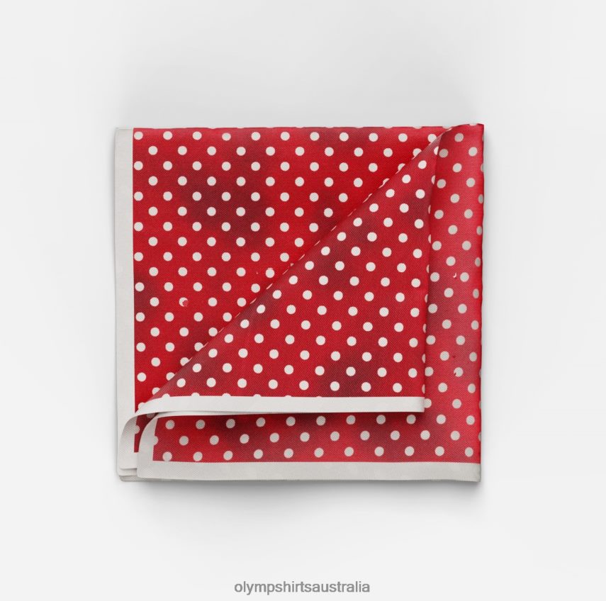 Accessories AU OLYMP Pocket Square 30X30 Cm, Red T8882J2600