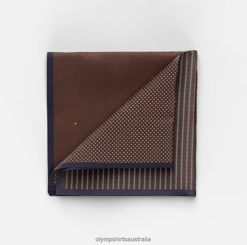 Accessories AU OLYMP Pocket Square 33X33 Cm, Brown T8882J2598