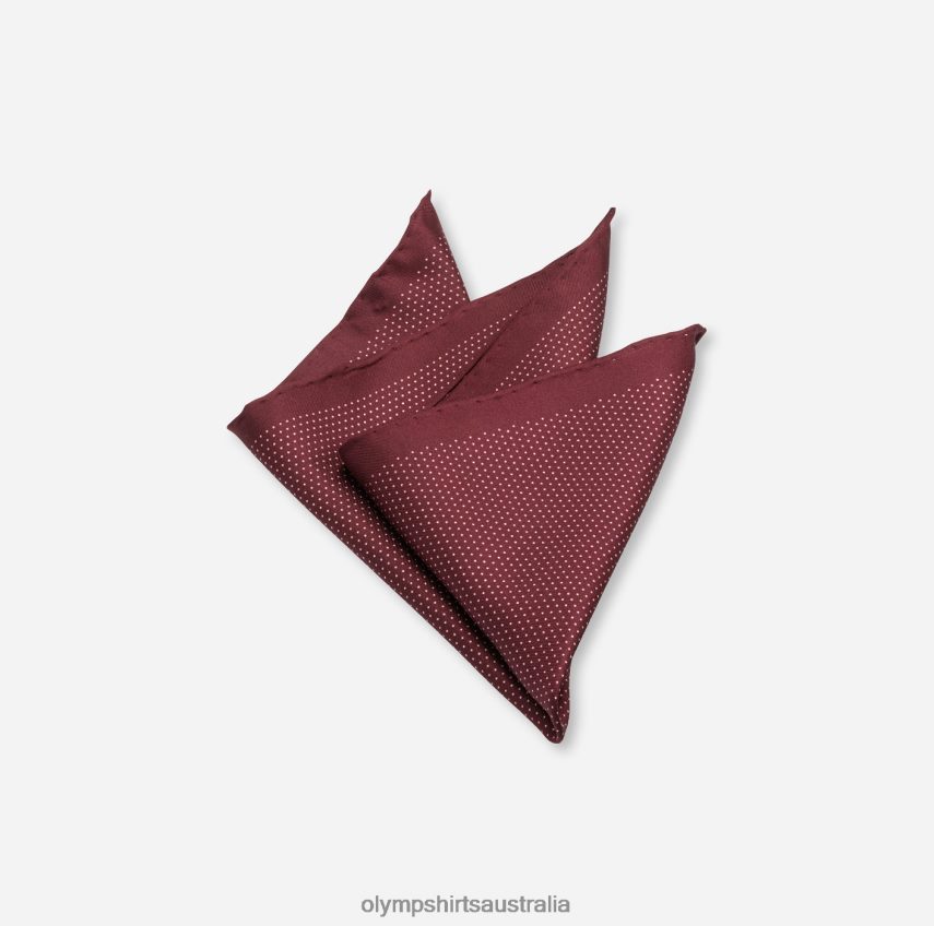 Accessories AU OLYMP Pocket Square 33X33 Cm, Dark Red T8882J2614