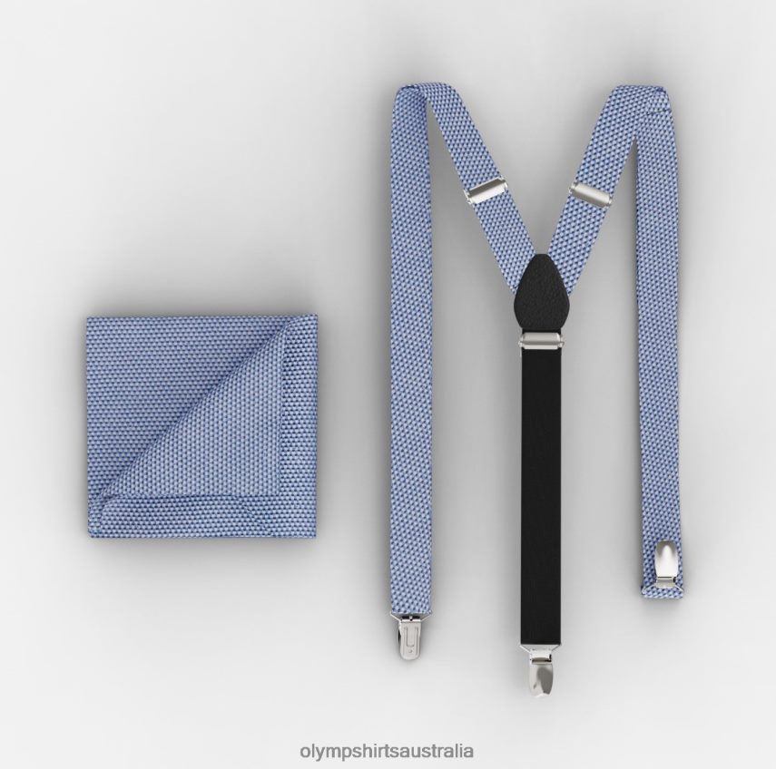 Accessories AU OLYMP Suspenders Set / Pocket Square Set Bleu T8882J2639