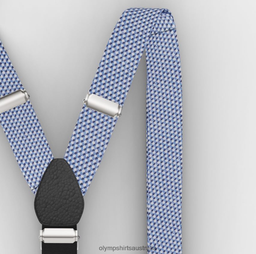 Accessories AU OLYMP Suspenders Set / Pocket Square Set Bleu T8882J2639