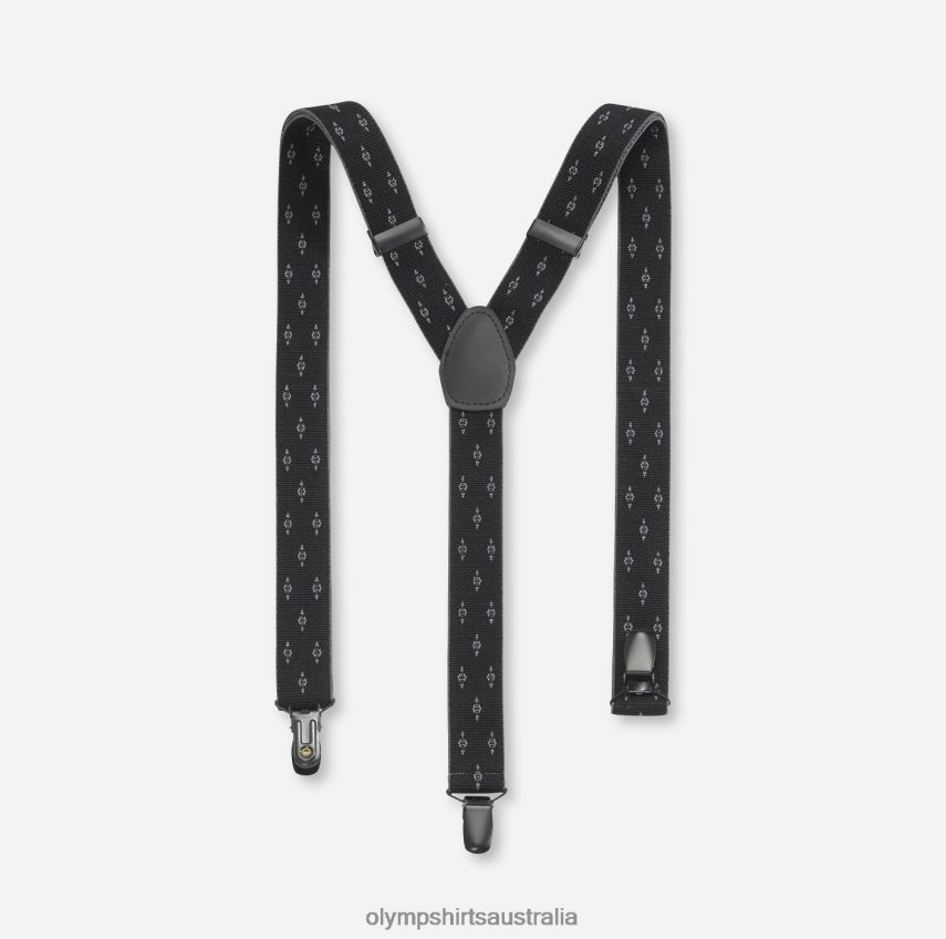Accessories AU OLYMP Suspenders Y-Shape, Black T8882J2628