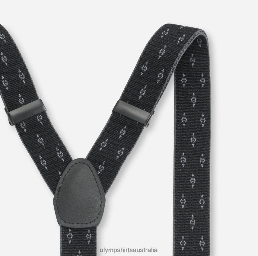 Accessories AU OLYMP Suspenders Y-Shape, Black T8882J2628
