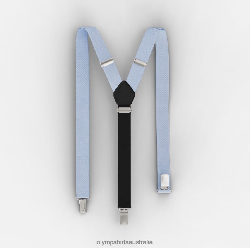 Accessories AU OLYMP Suspenders Y-Shape, Light Blue T8882J2621