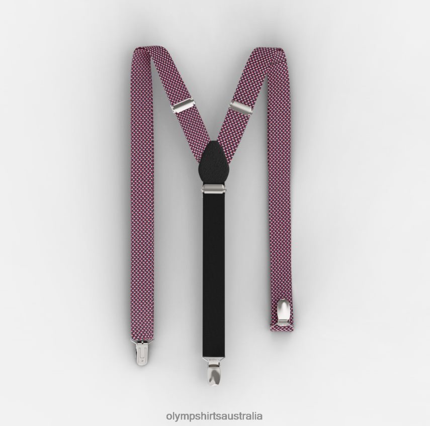 Accessories AU OLYMP Suspenders Y-Shape, Red T8882J2615