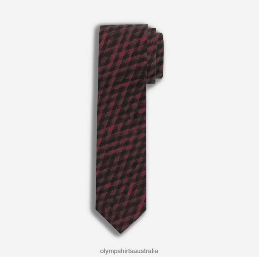 Accessories AU OLYMP Tie Slim 6,5 Cm, Dark Red T8882J2396