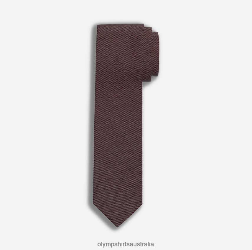 Accessories AU OLYMP Tie Slim 6,5 Cm, Dark Red T8882J2405