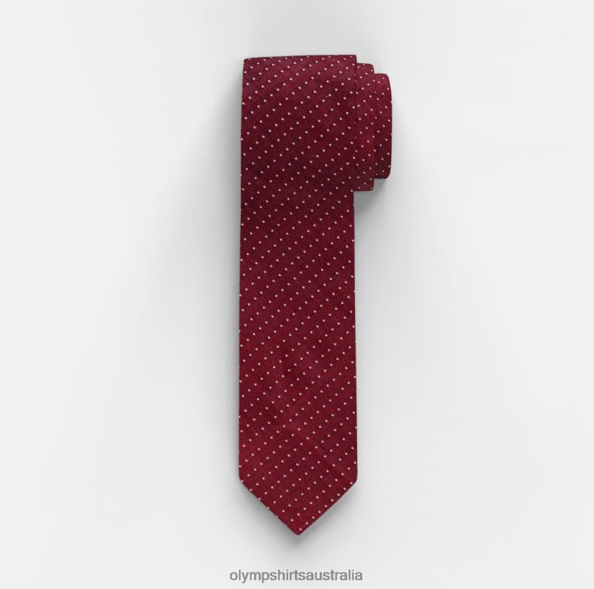 Accessories AU OLYMP Tie Slim 6,5 Cm, Dark Red T8882J2453