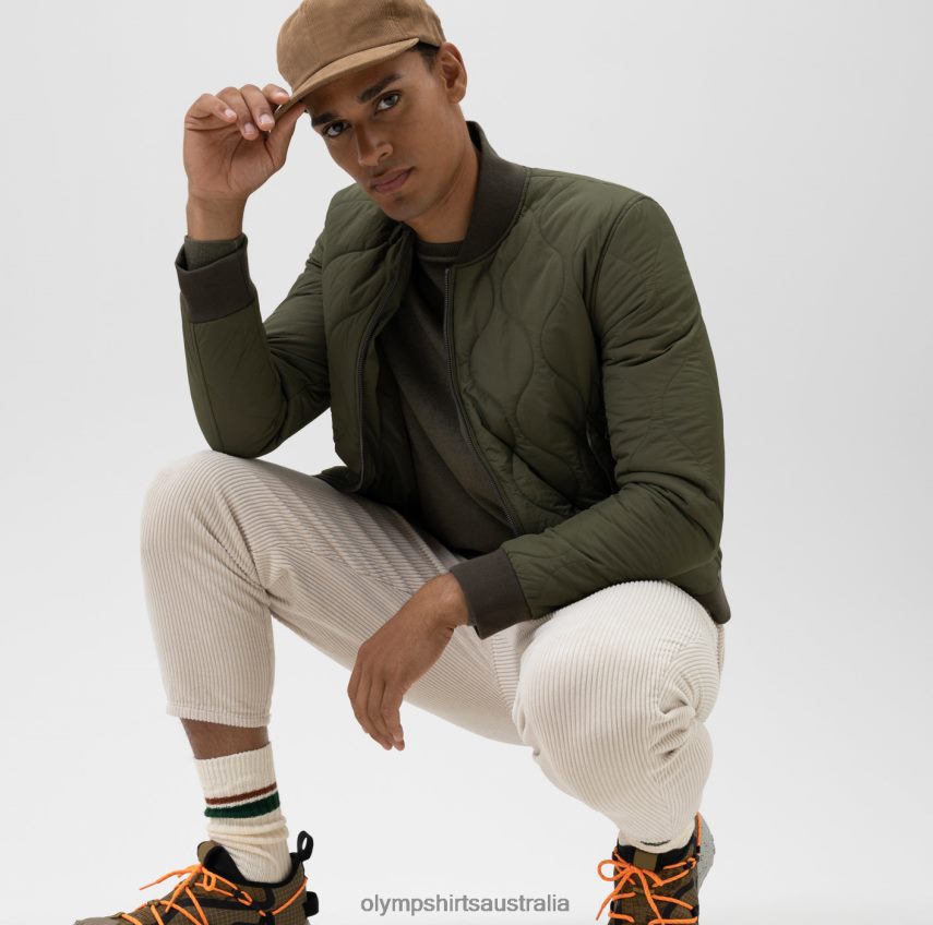 Clothing AU OLYMP Level Five Sweat Body Fit, Jacket, Olive T8882J2192