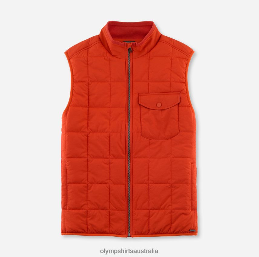 Clothing AU OLYMP Sweat Modern Fit, Vest, Red T8882J2191