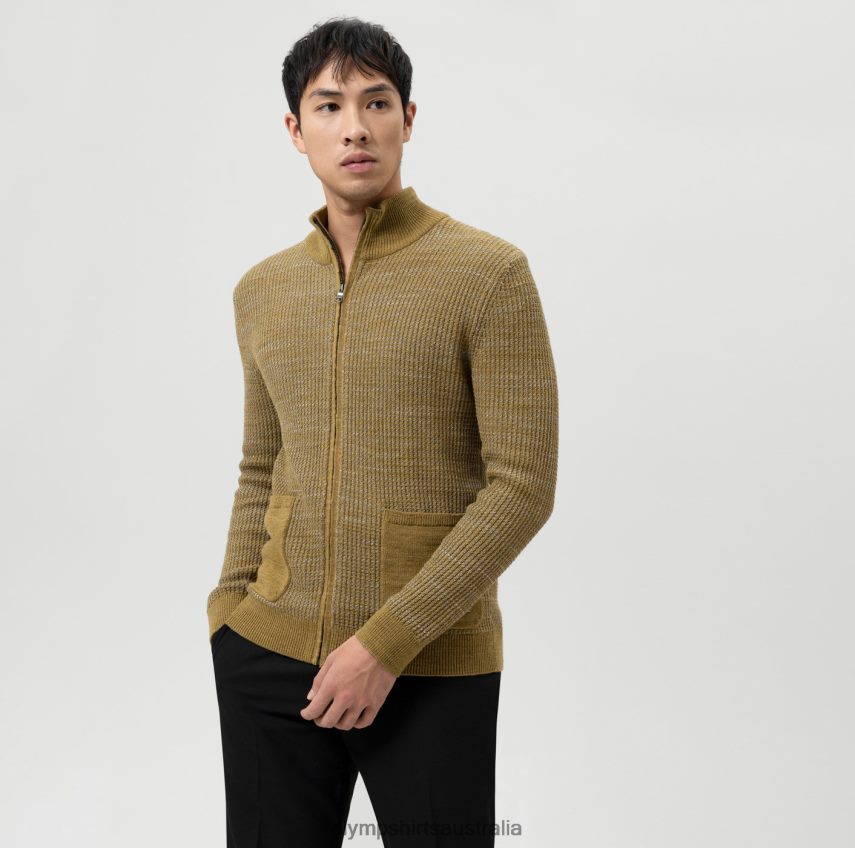 Clothing AU OLYMP Knitwear Modern Fit, Cardigan, Lime T8882J1940