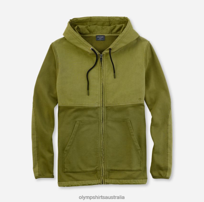 Clothing AU OLYMP Sweat Modern Fit, Sweat Jacket, Lime Green T8882J1946