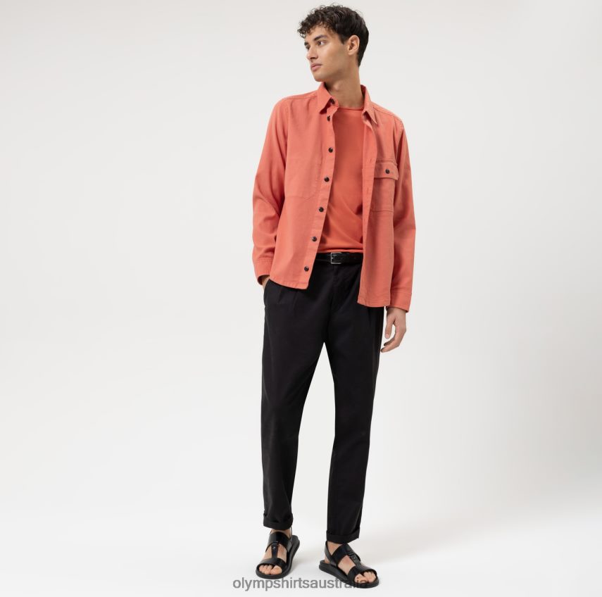 Clothing AU OLYMP Level Five Smart Casual Overshirt, Casual Shirt, Sienna T8882J1967