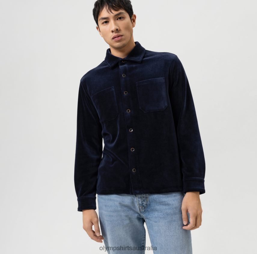 Clothing AU OLYMP Level Five Sweat Overshirt, Marine T8882J1948