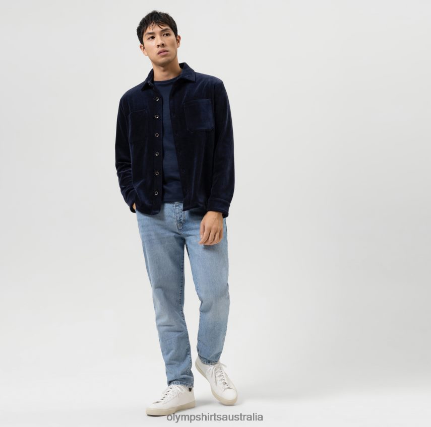 Clothing AU OLYMP Level Five Sweat Overshirt, Marine T8882J1948