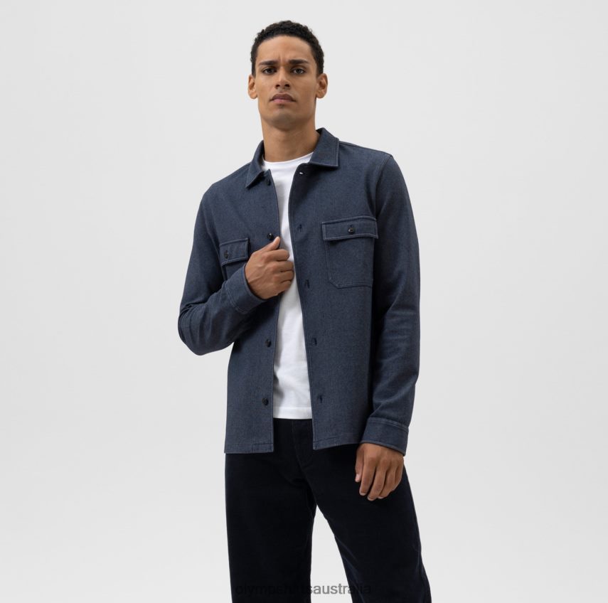 Clothing AU OLYMP Level Five Sweat Overshirt, Marine T8882J1978