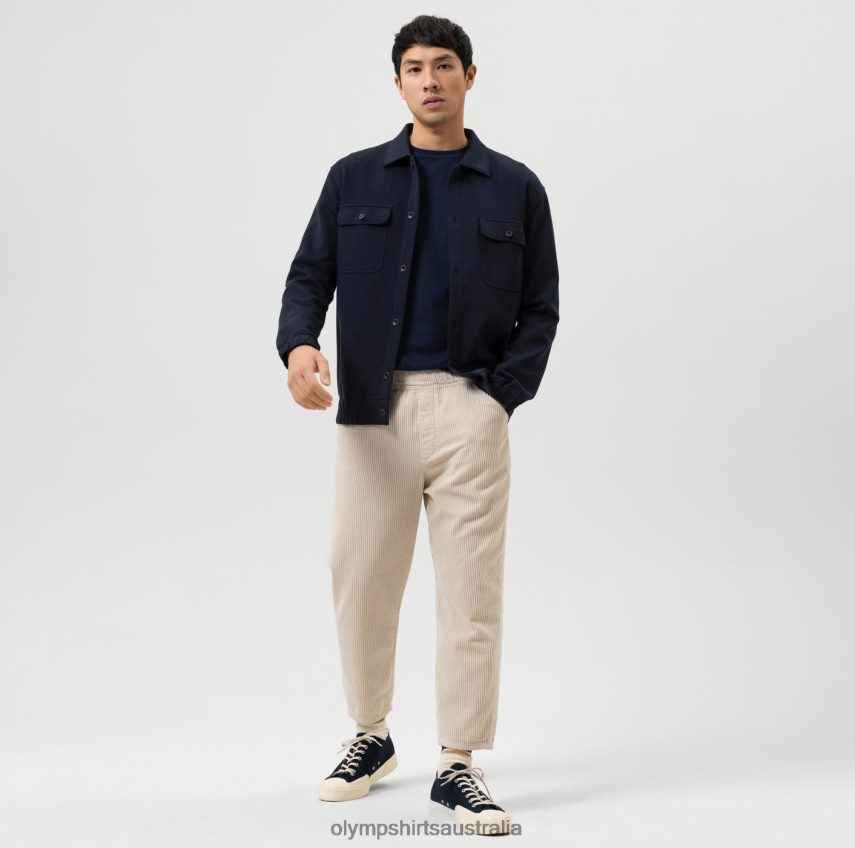 Clothing AU OLYMP Sweat Overshirt, Marine T8882J1964