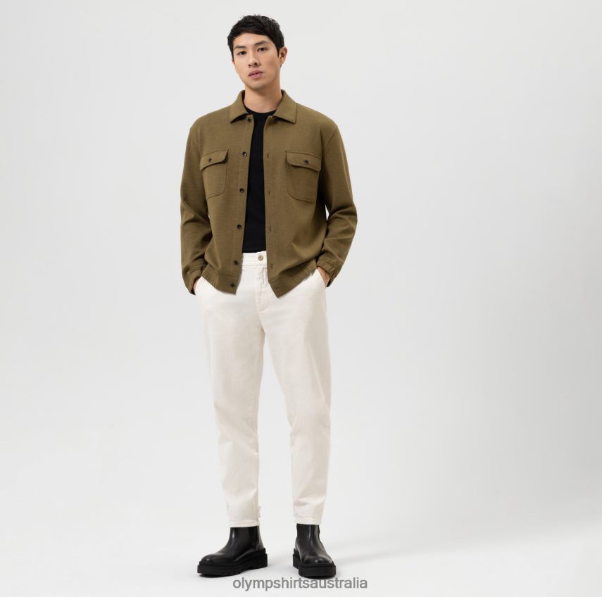 Clothing AU OLYMP Sweat Overshirt, Olive T8882J1951