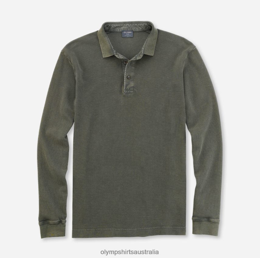 Clothing AU OLYMP Casual Modern Fit, Polo, Dark Green T8882J2183