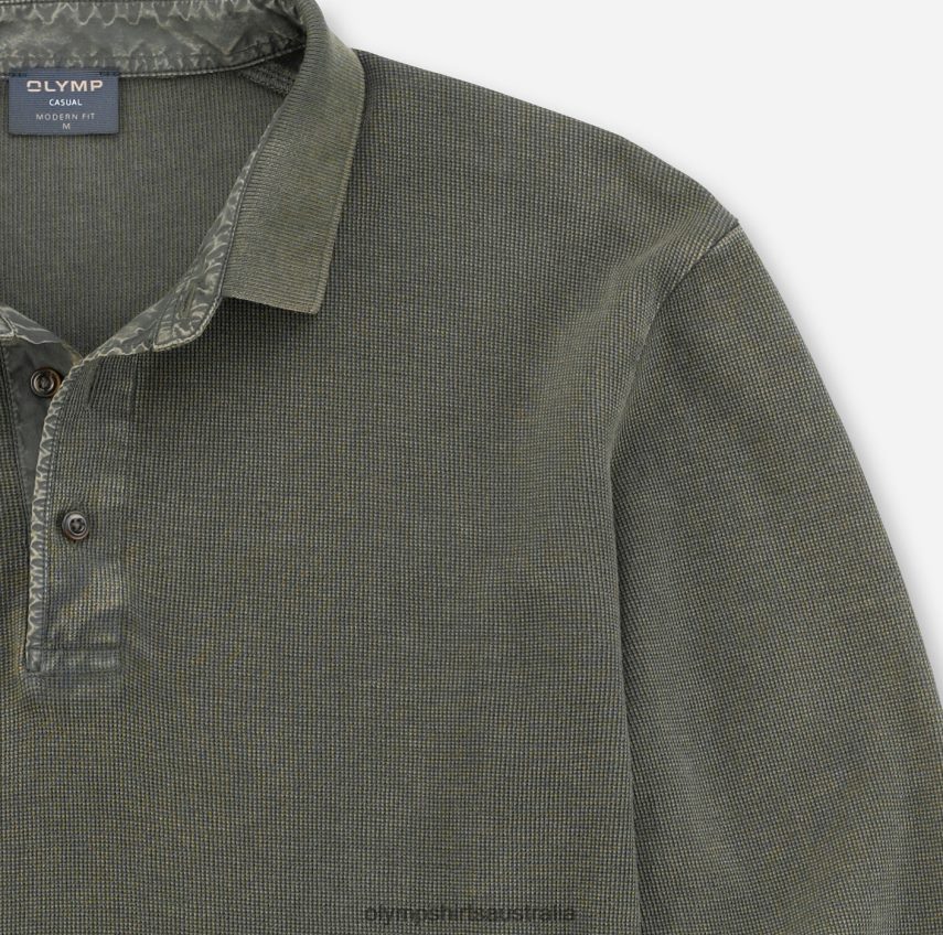 Clothing AU OLYMP Casual Modern Fit, Polo, Dark Green T8882J2183