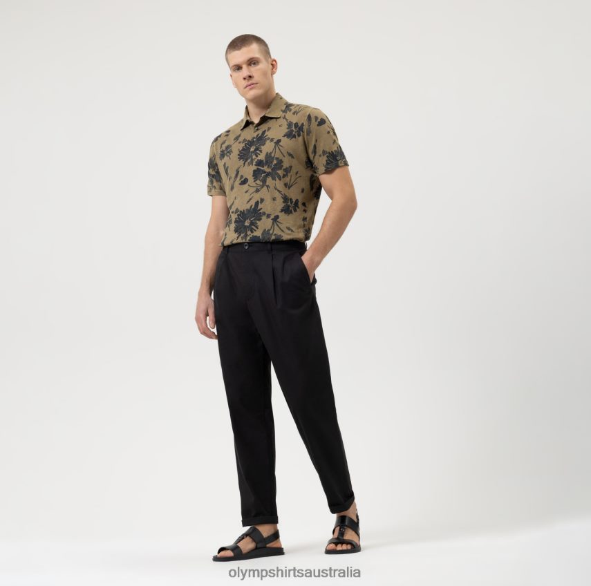 Clothing AU OLYMP Casual Modern Fit, Polo, Khaki T8882J2088