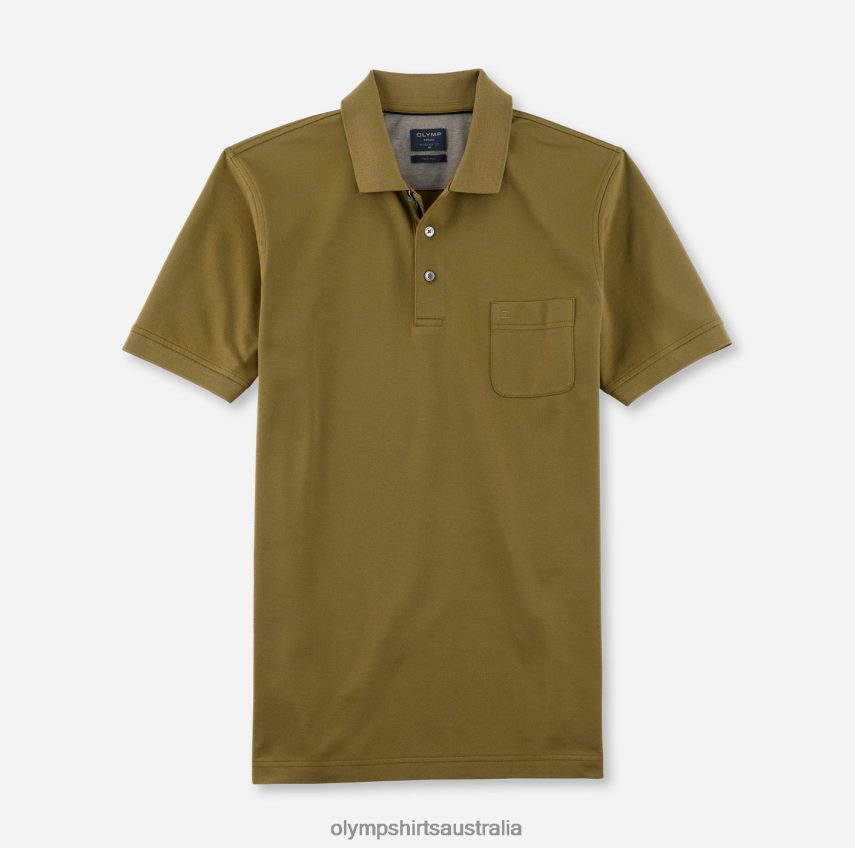 Clothing AU OLYMP Casual Modern Fit, Polo, Khaki T8882J2101
