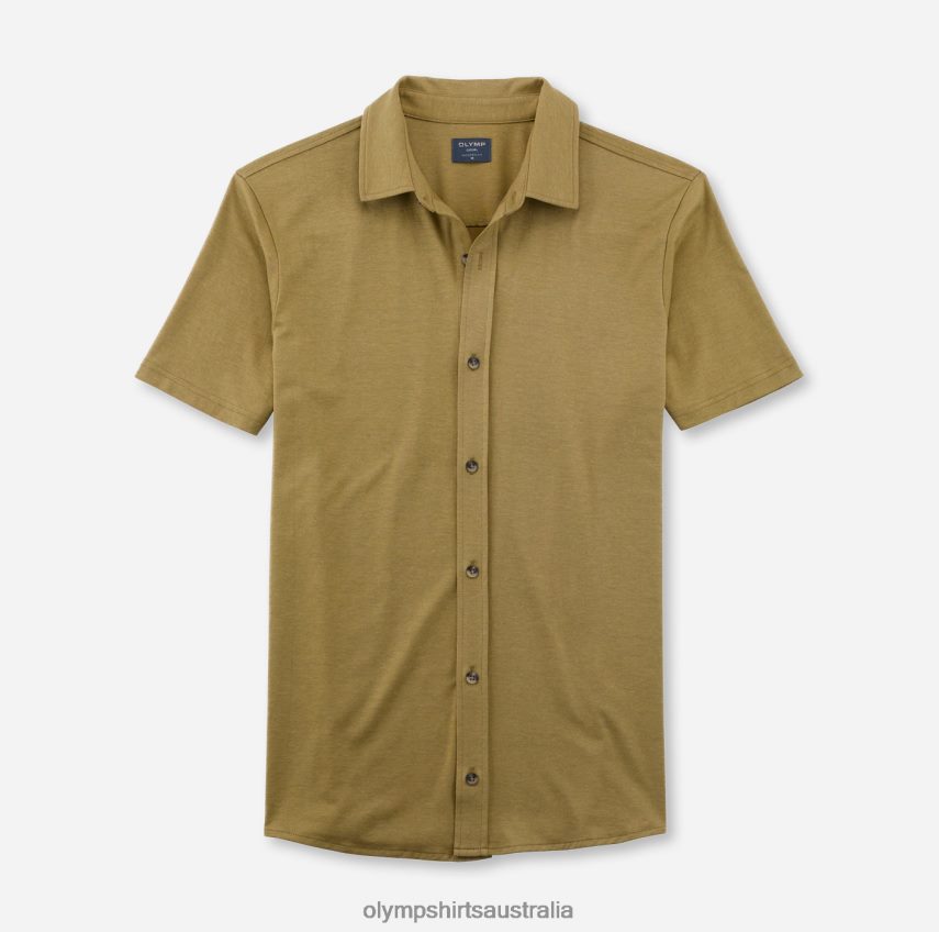 Clothing AU OLYMP Casual Modern Fit, Polo, Khaki T8882J2112