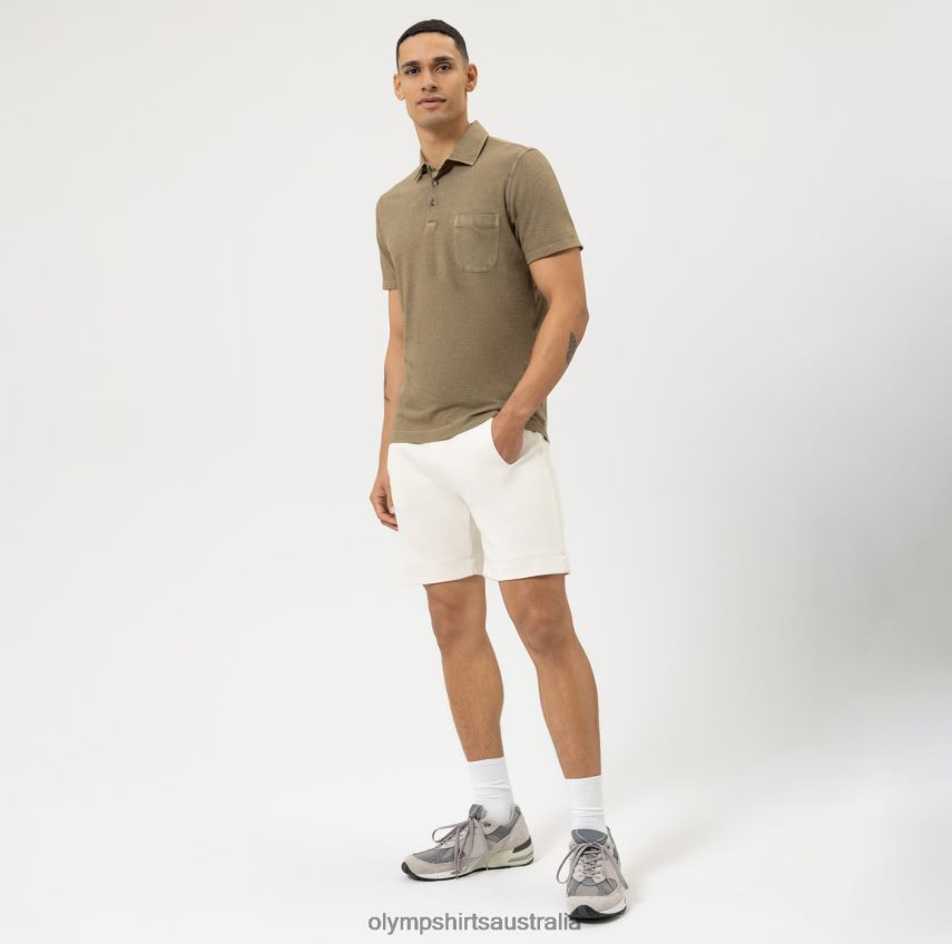 Clothing AU OLYMP Casual Modern Fit, Polo, Khaki T8882J2118