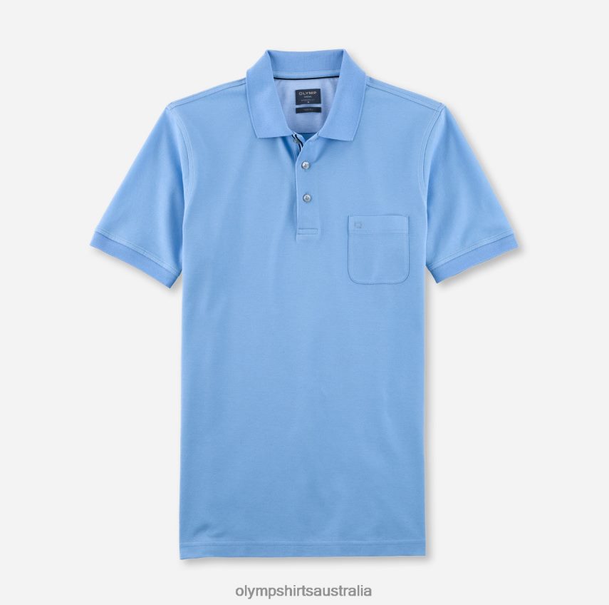 Clothing AU OLYMP Casual Modern Fit, Polo, Light Blue T8882J2077