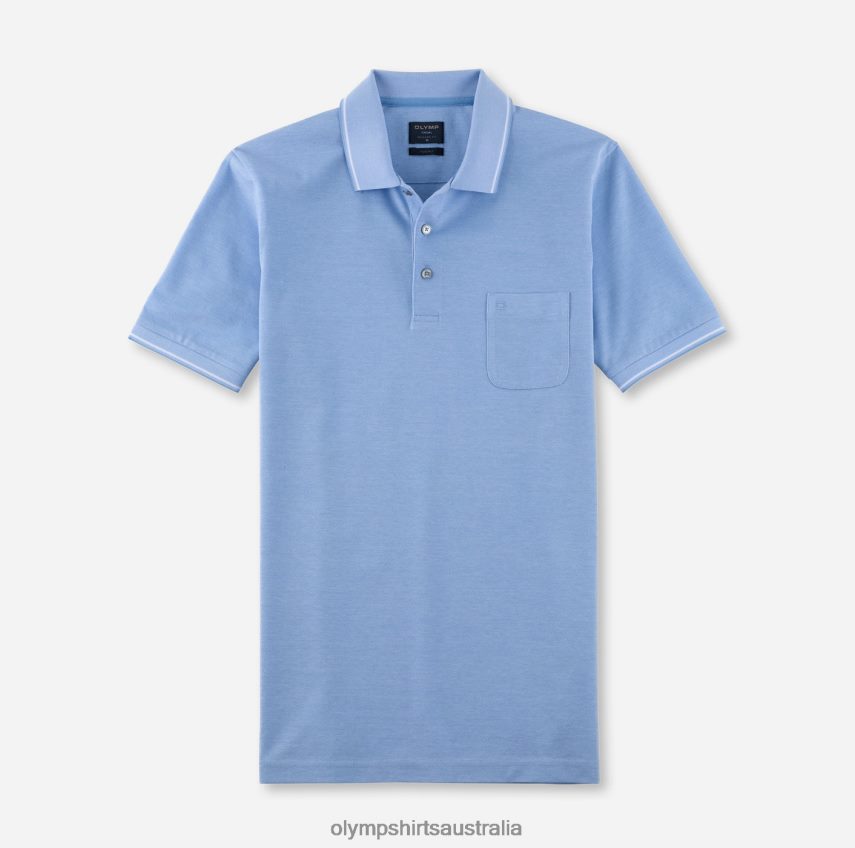 Clothing AU OLYMP Casual Modern Fit, Polo, Light Blue T8882J2093