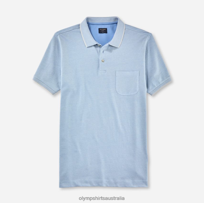 Clothing AU OLYMP Casual Modern Fit, Polo, Light Blue T8882J2095