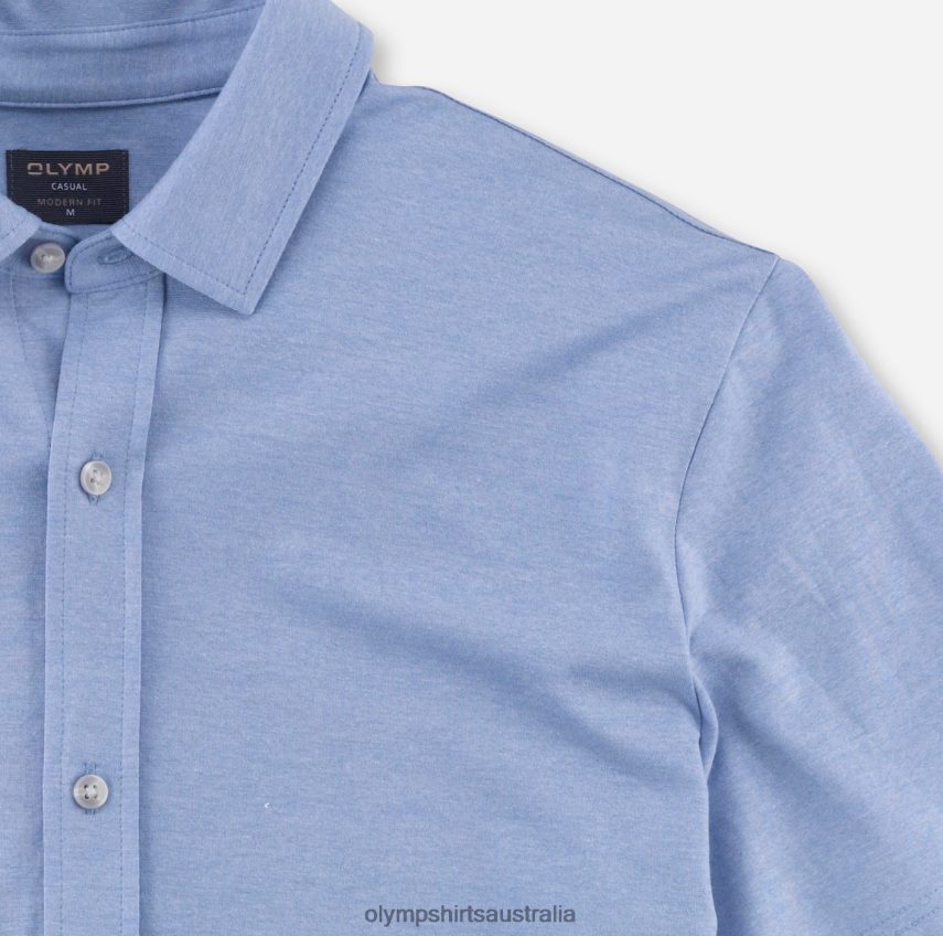 Clothing AU OLYMP Casual Modern Fit, Polo, Light Blue T8882J2150