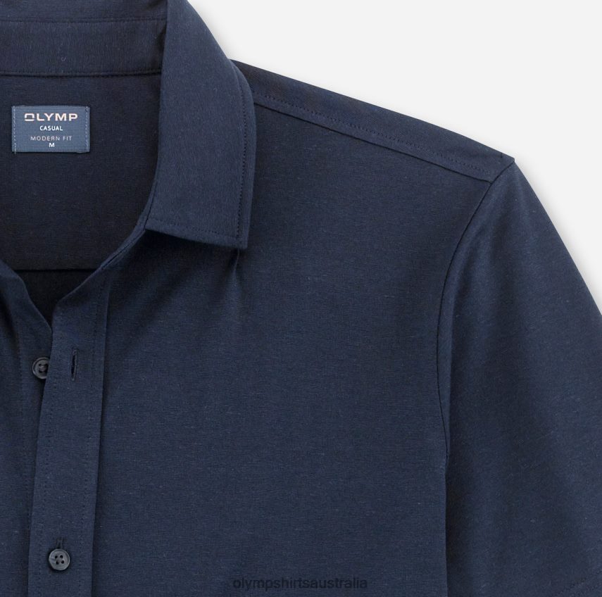 Clothing AU OLYMP Casual Modern Fit, Polo, Marine T8882J2134